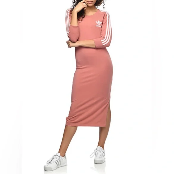 adidas | Dresses | Adidas Three Stripes Dress | Poshmark